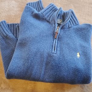 Blue Ralph Lauren Polo Pullover Sweater